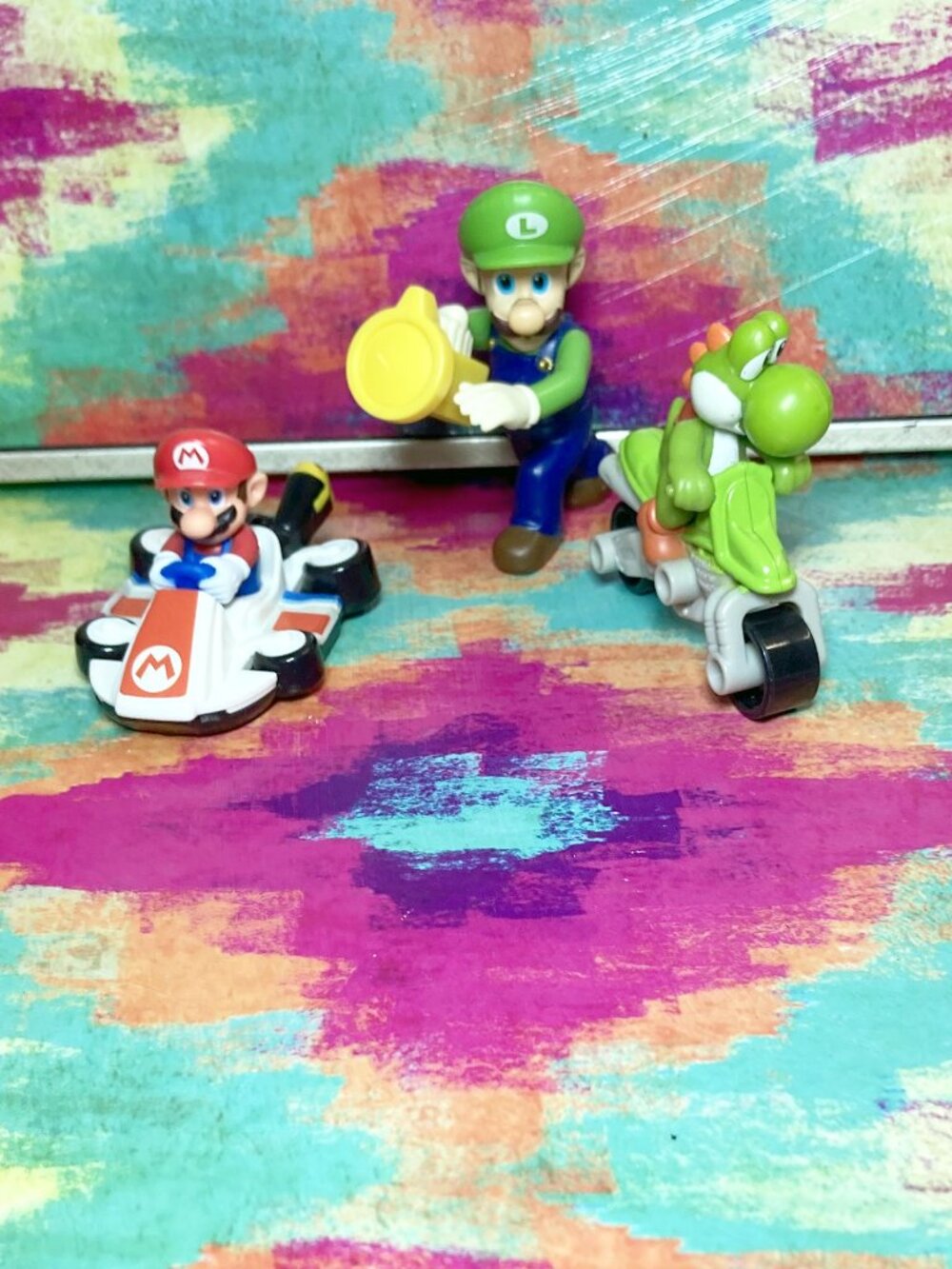 (3) NINTENDO MARIO KART PROMO TOYS